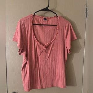 Coral old navy shirt